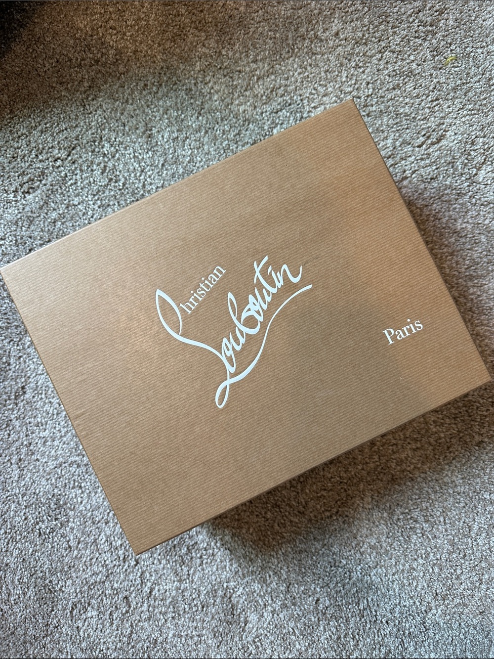 Christian Louboutin Brown Signature Logo Box